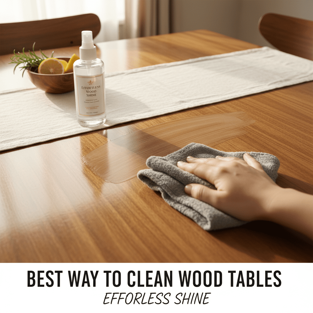 Best Way To Clean Wood Tables