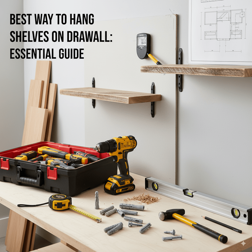 Best Way To Hang Shelves On Drywall