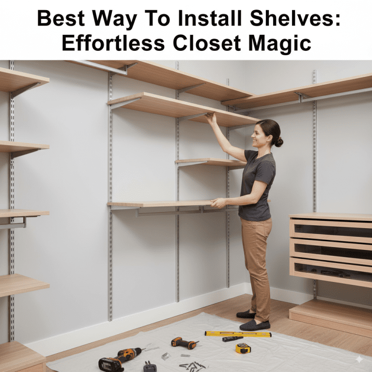 Best Way To Install Shelves
