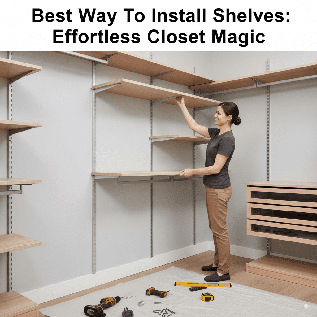 Best Way To Install Shelves