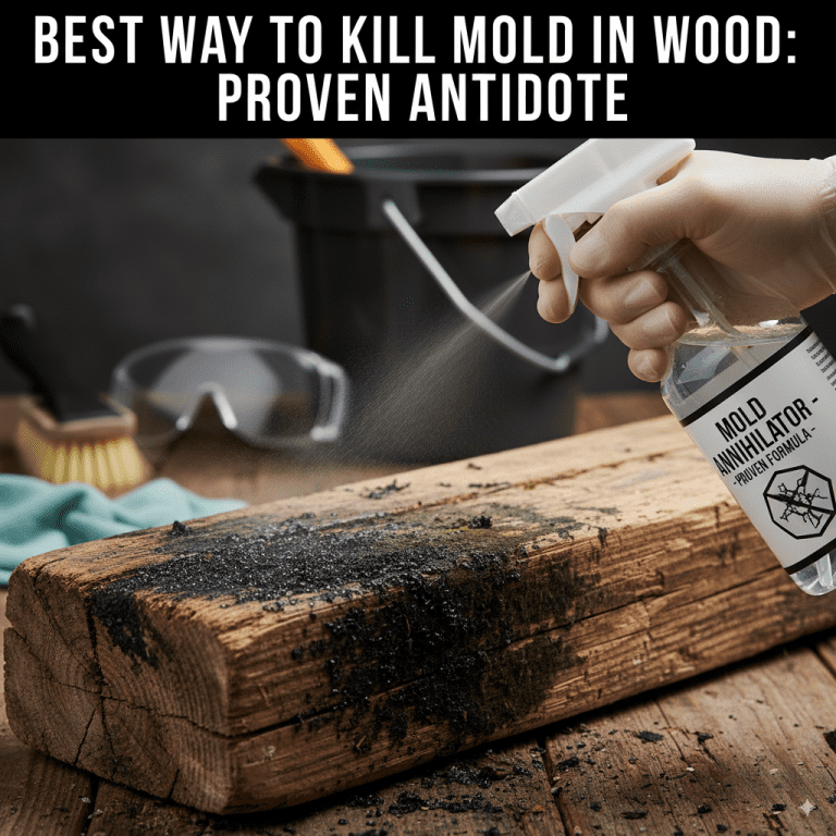 Best Way to Kill Mold in Wood