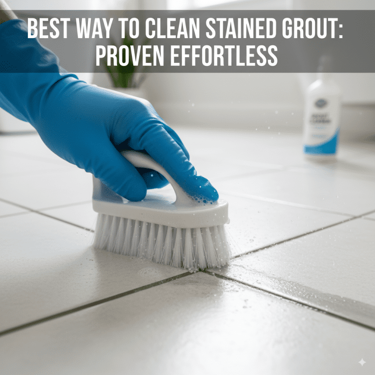 Best Way to Clean Stained Grout: Proven Effortless