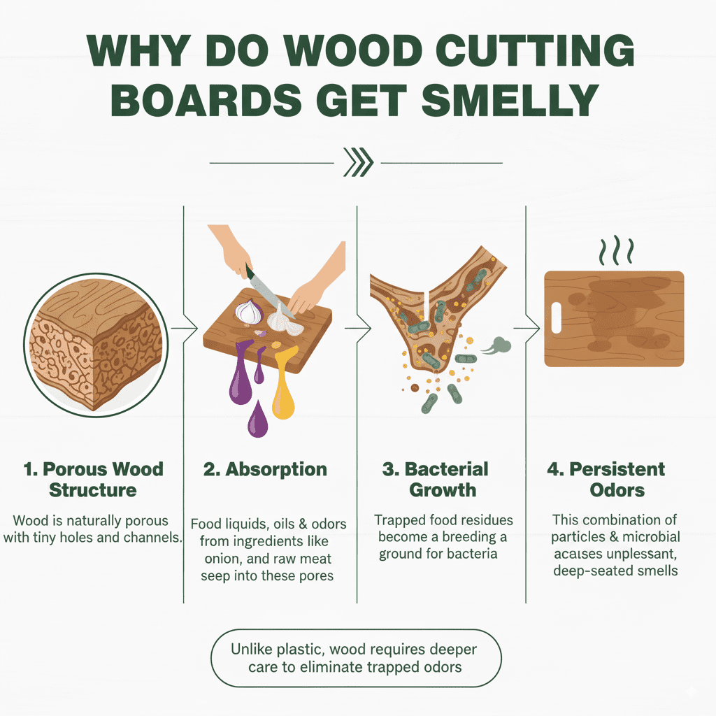 Why Do Wood Cutting Boards Get Smelly