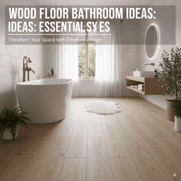 Wood Floor Bathroom Ideas: Essential Styles