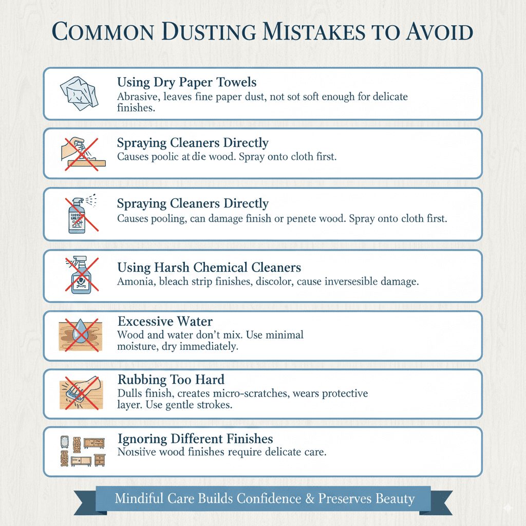 Common Dusting Mistakes to Avoid