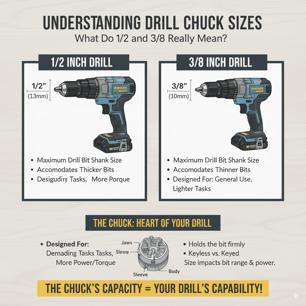Understanding Drill Chuck Sizes