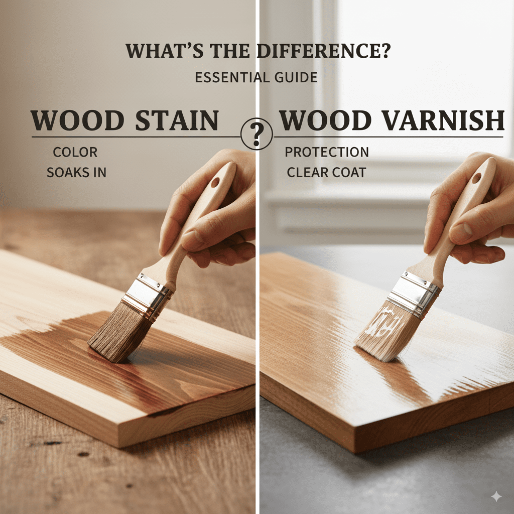 What's the Difference Between Stain and Varnish
