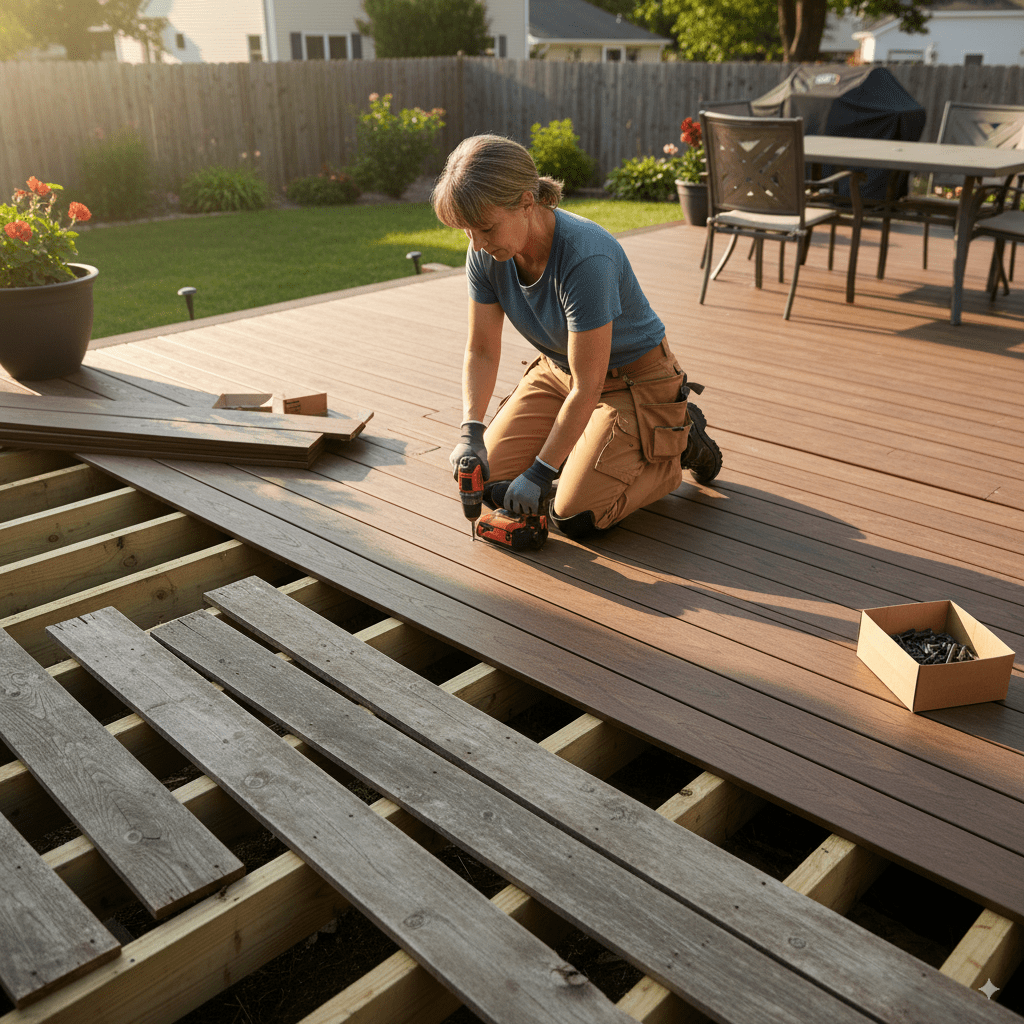 Can You Replace Wood Deck Boards with Composite Easily