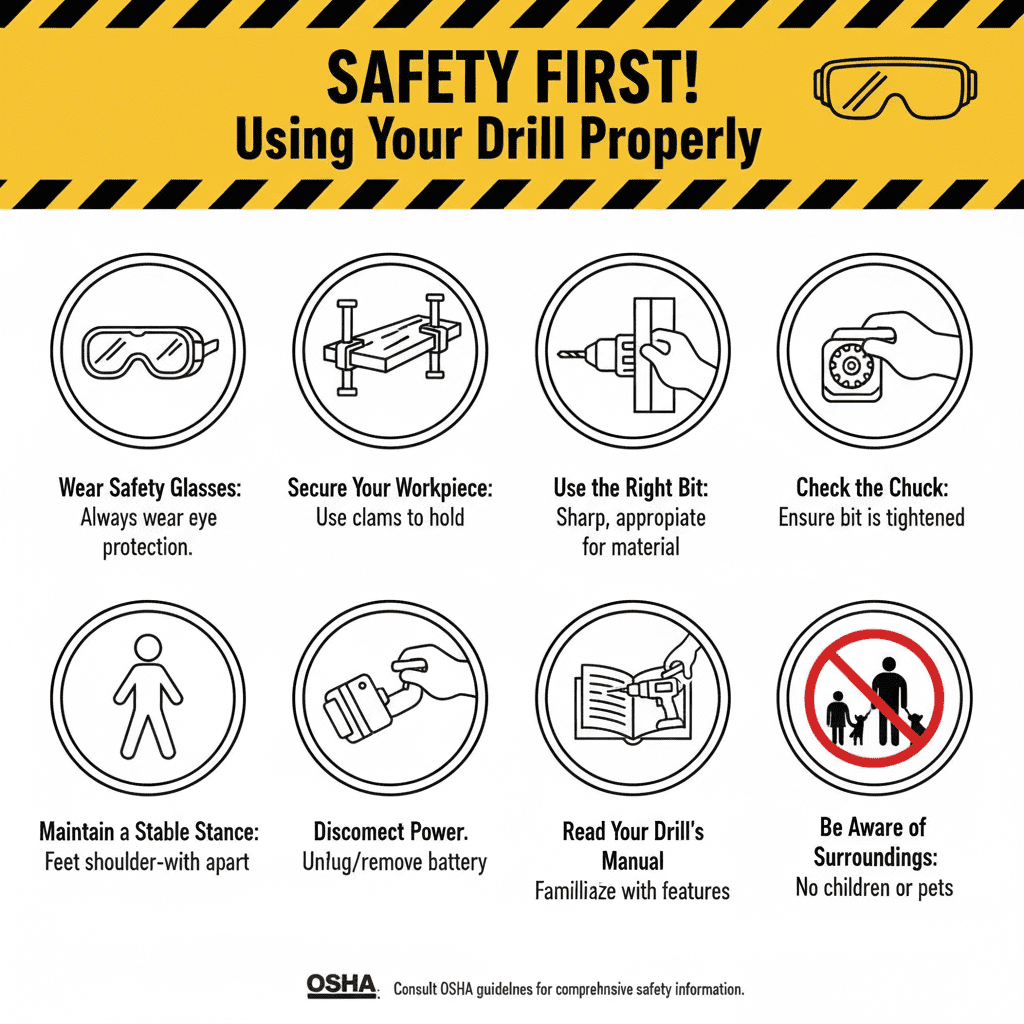 Safety First! Using Your Drill Properly