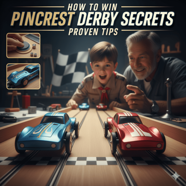 How To Win The Pinewood Derby Secrets
