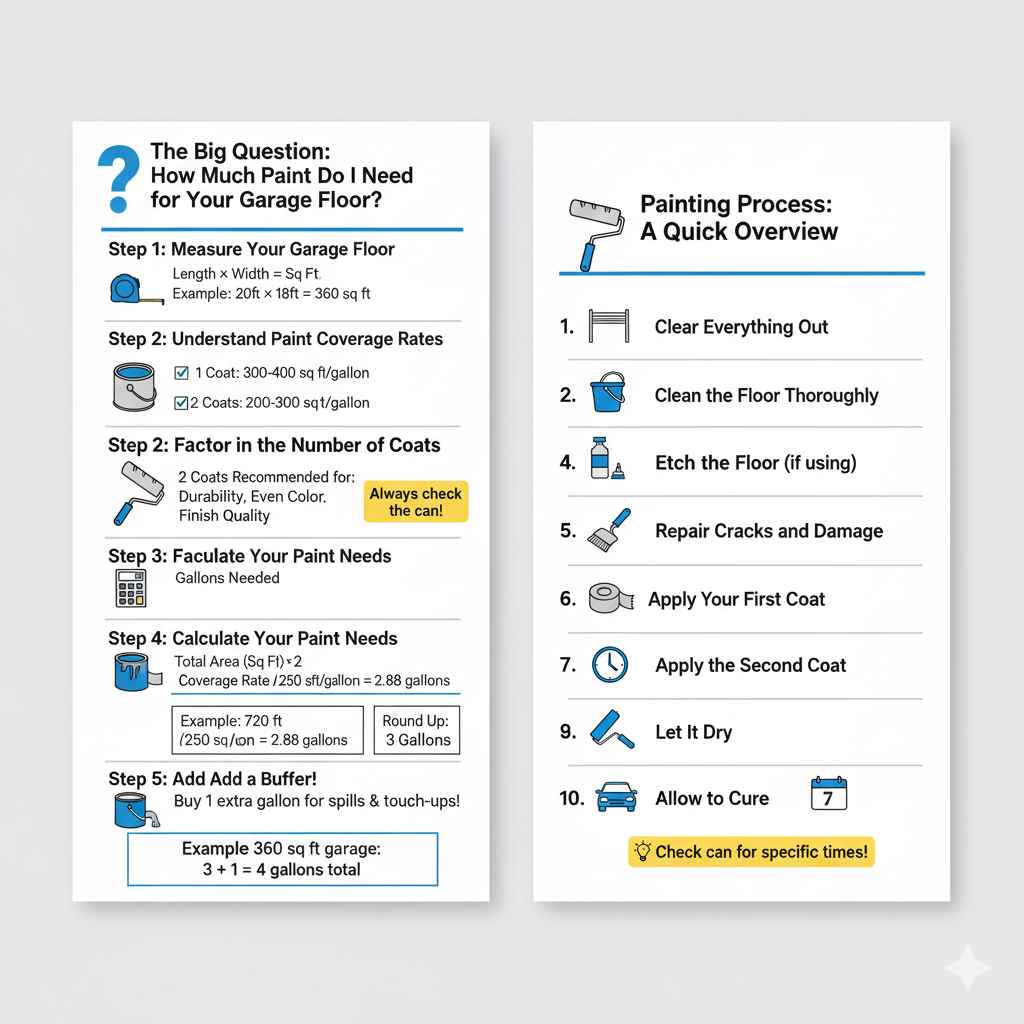 How Much Paint Do I Need for My Garage Floor