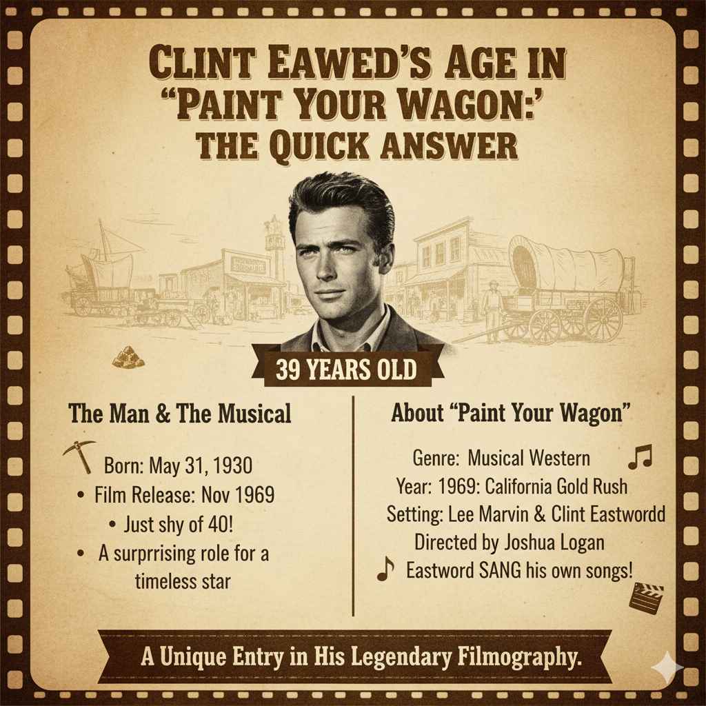 Clint Eastwood's Age in "Paint Your Wagon"
