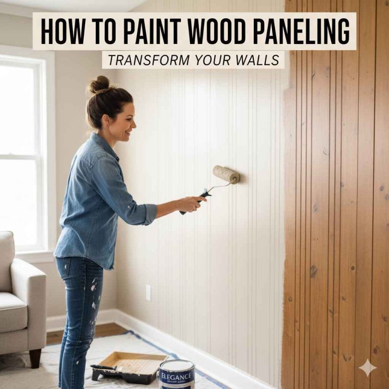 How Paint Wood Paneling