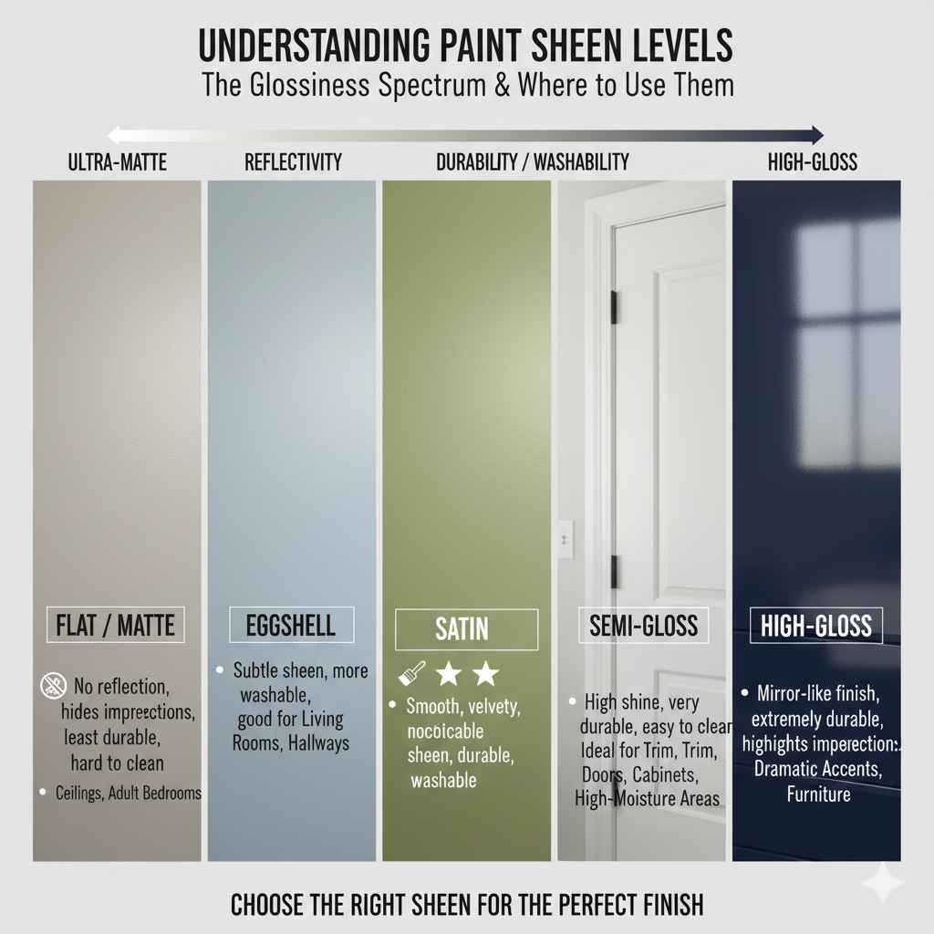 Understanding Paint Sheen Levels