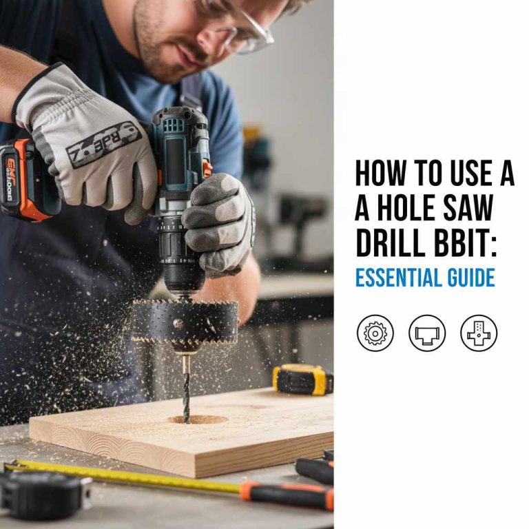 How To Use A Hole Saw Drill Bit