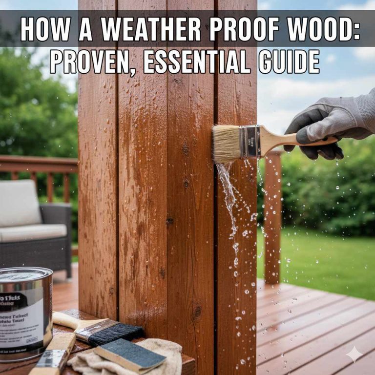 How to Weather Proof Wood