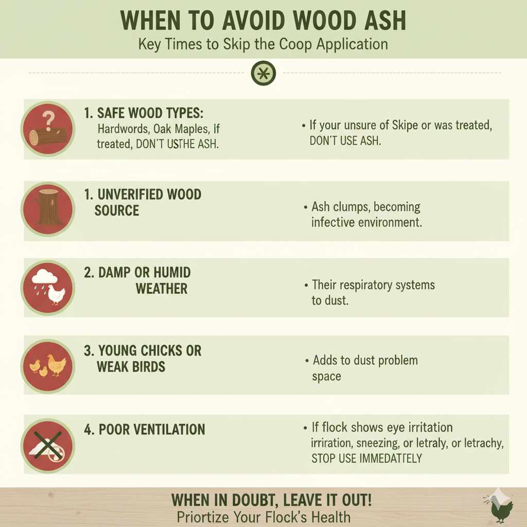 When to Avoid Wood Ash