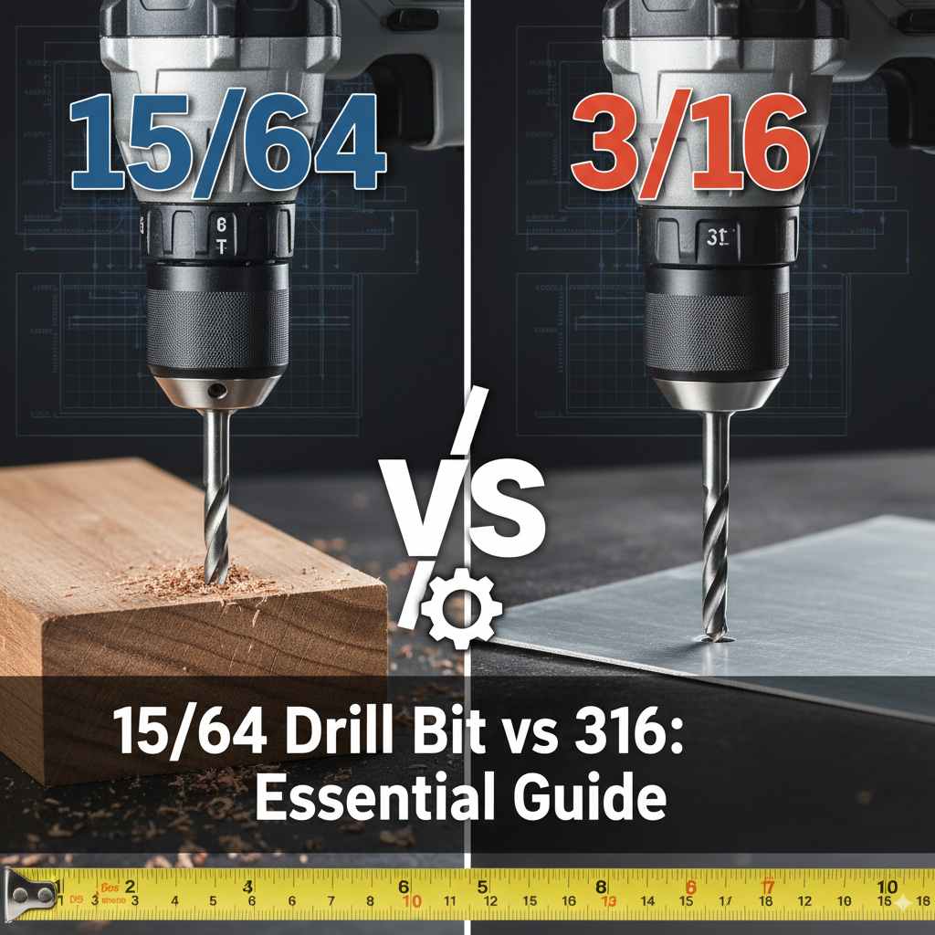 15 64 Drill Bit vs 3 16: Essential Guide