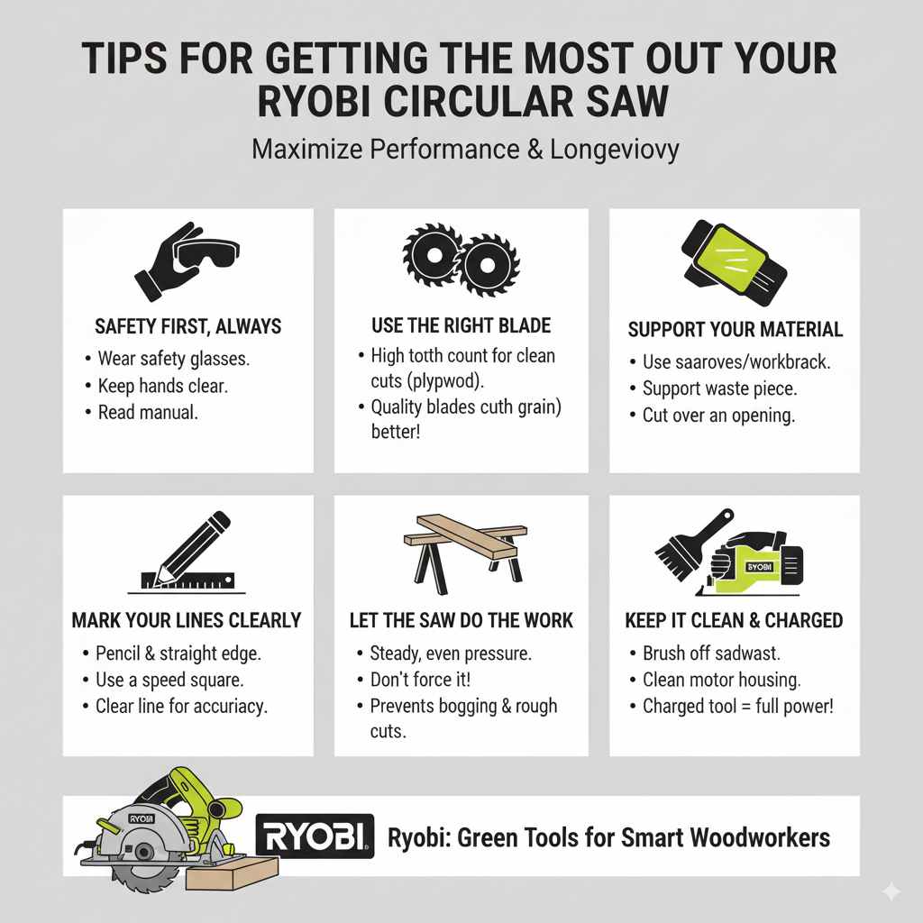 Tips for Getting the Most Out of Your Ryobi Circular Saw