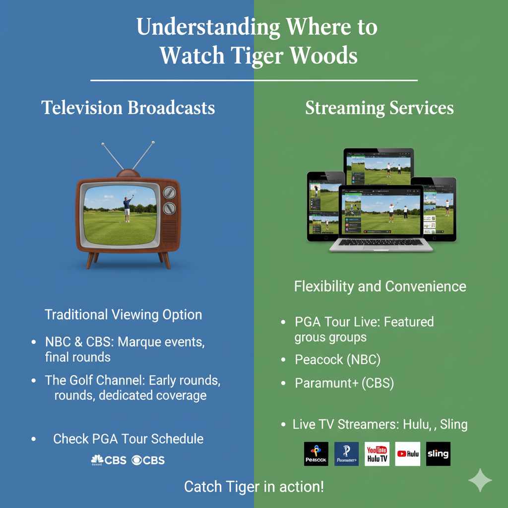 Understanding Where to Watch Tiger Woods