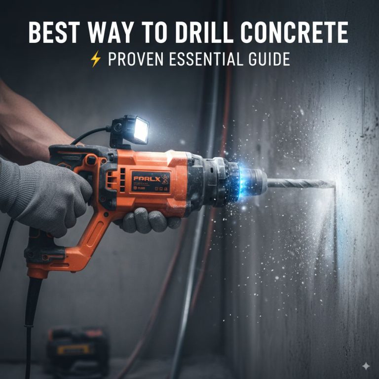 Best Way To Drill Concrete