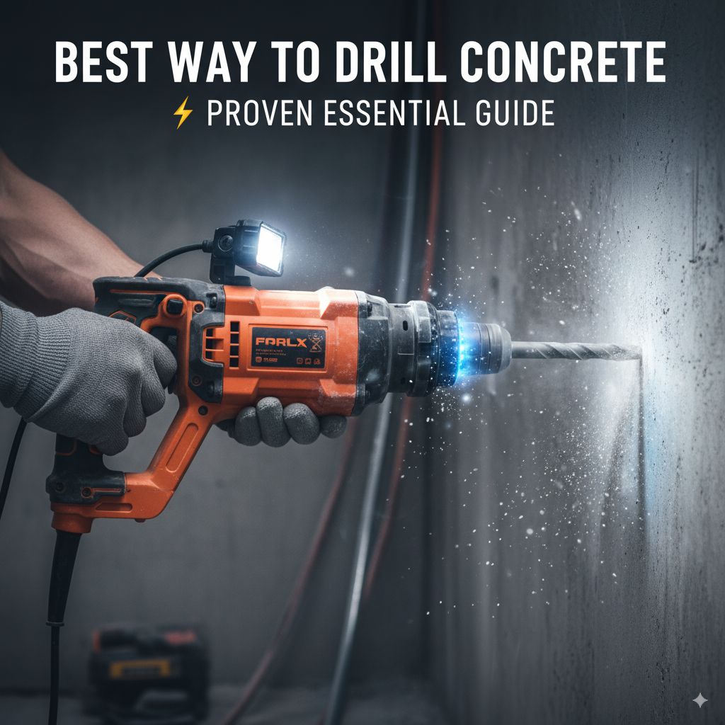 Best Way To Drill Concrete