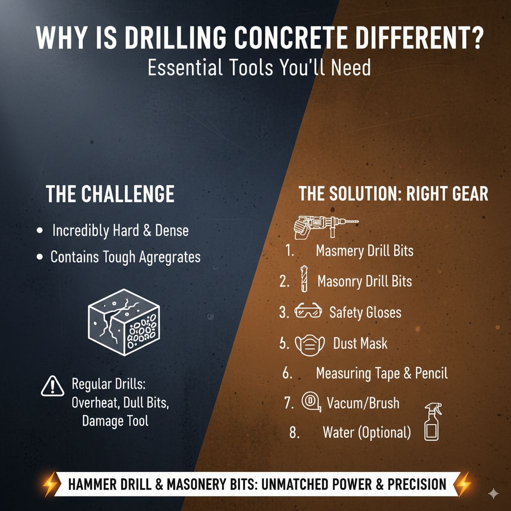 Why is Drilling Concrete Different