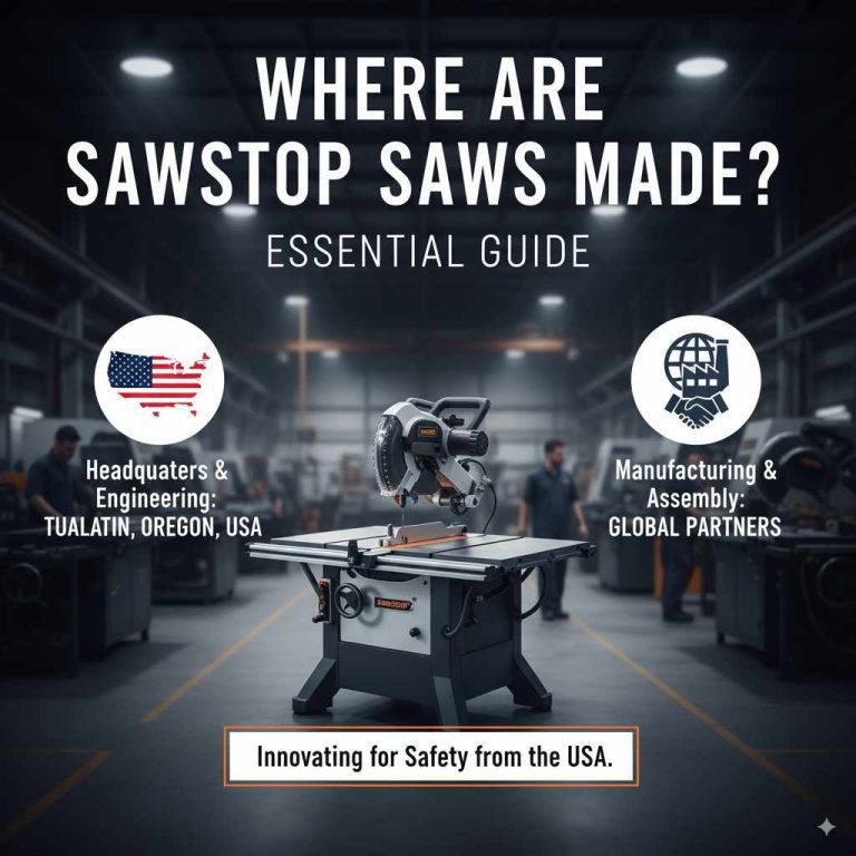 Where Are Sawstop Saws Made