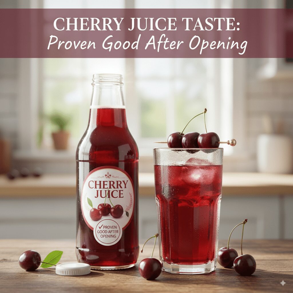Cherry juice shelf life