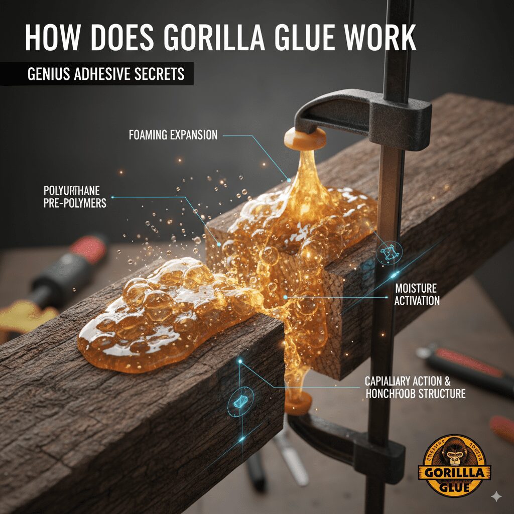 How does Gorilla Glue work