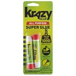 Krazy Glue KG517 All Purpose super glue tubes, 2 pack