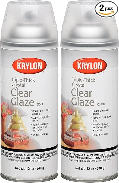 Krylon Triple Thick Clear Glaze aerosol sealant spray