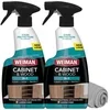 Weiman Cabinet and Wood Cleaner spray 2-pack with microfiber towel