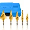NEIKO 10173A titanium step drill bit set with case