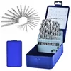 29-piece brad point wood drill bit set 1/16 to 1/2 inch