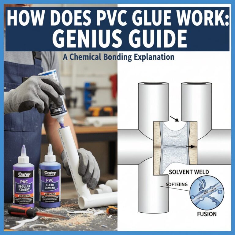 How does PVC glue work