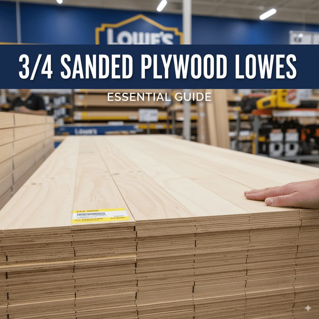 3/4 sanded plywood