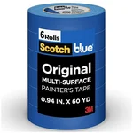 ScotchBlue Original Multi-Surface Painter's Tape 6-roll pack
