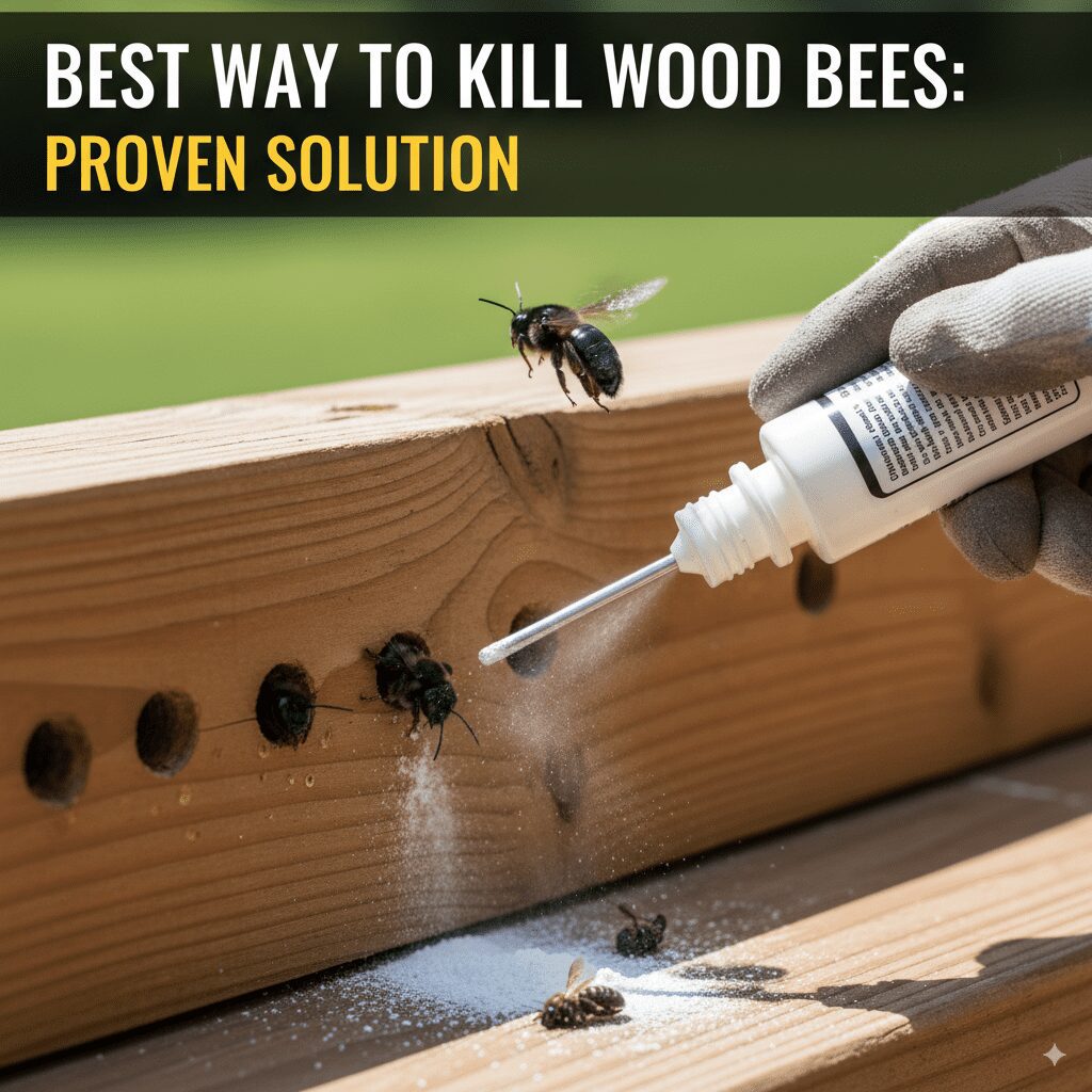 How to kill wood bees