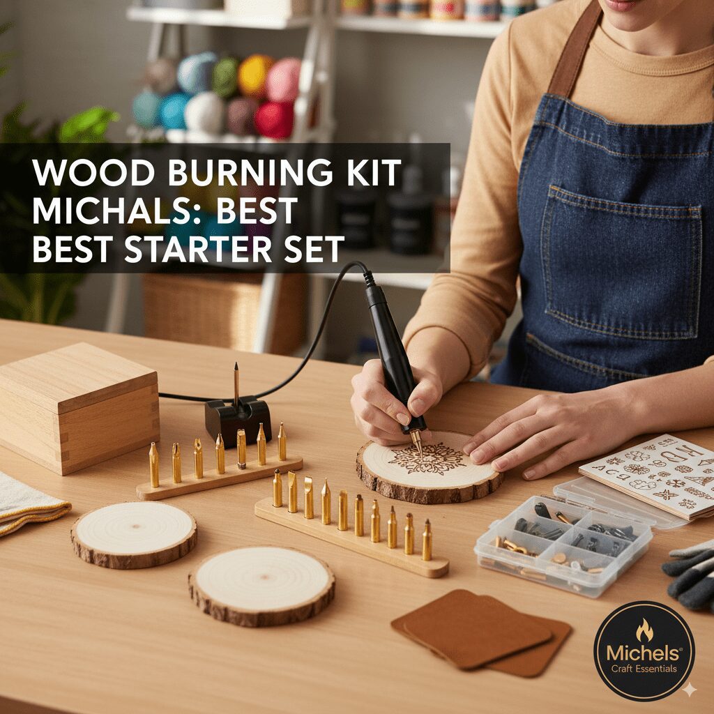 Wood burning kit starter set