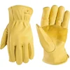 Wells Lamont cowhide leather work gloves for yard foraging