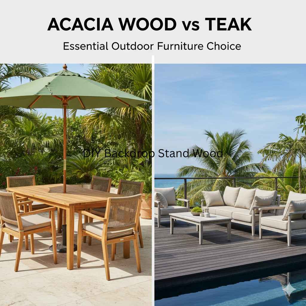 Acacia Wood vs Teak