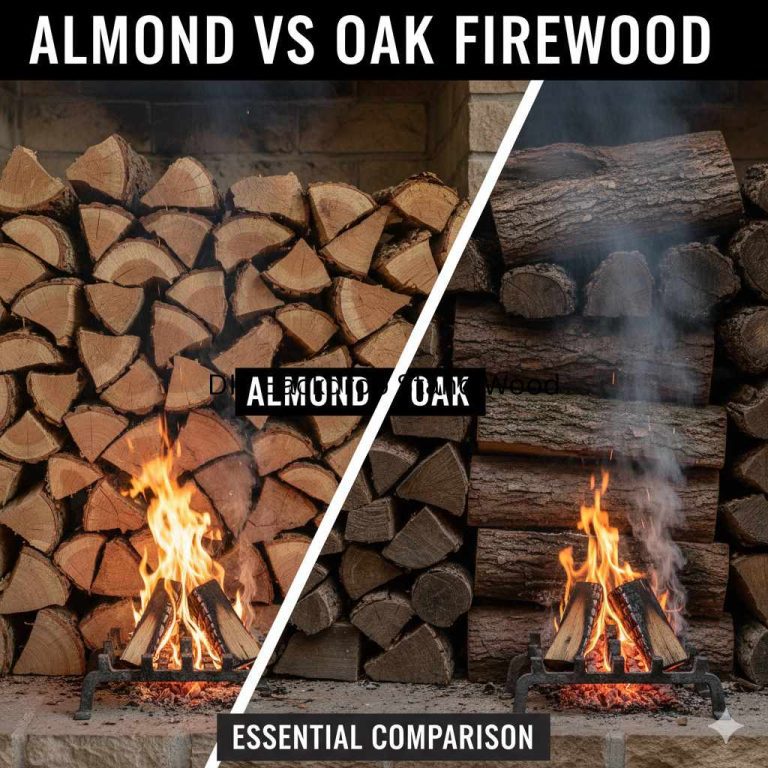 Almond vs Oak Firewood: Essential Comparison