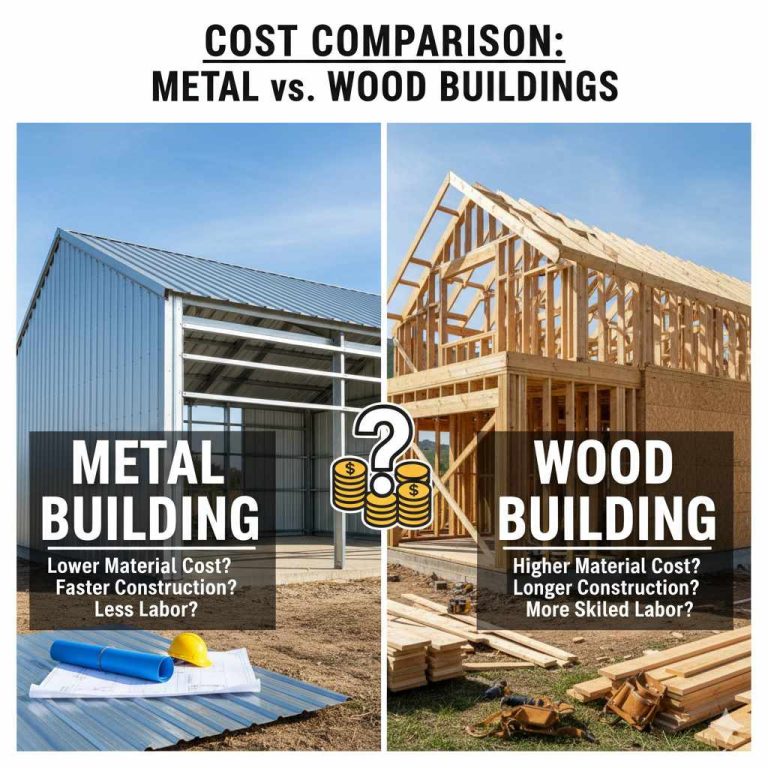 Are Metal Buildings Cheaper Than Wood