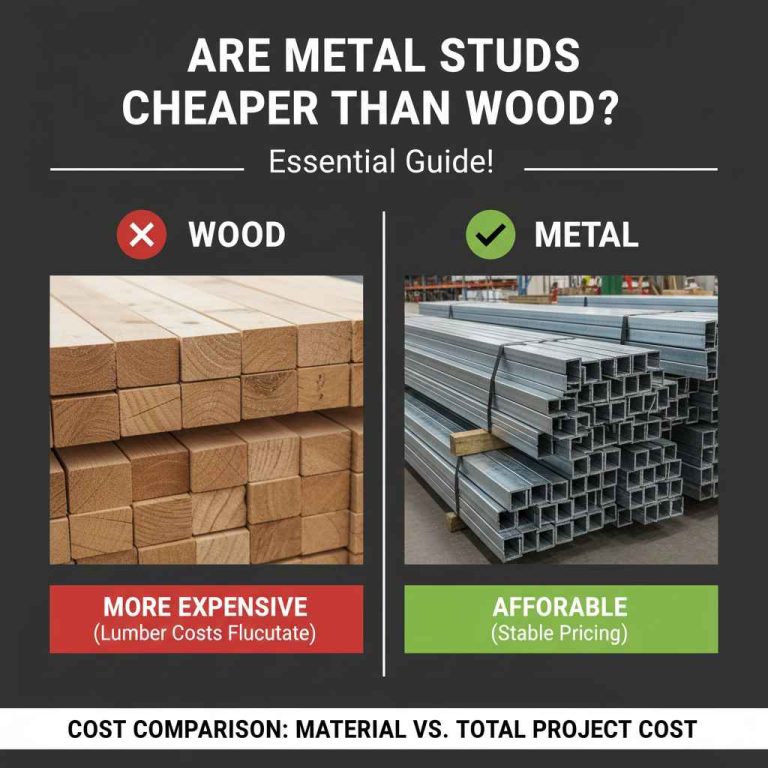 Are Metal Studs Cheaper Than Wood