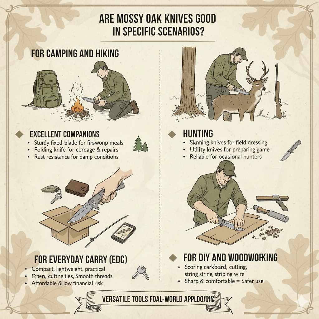 Are Mossy Oak Knives Good in Specific Scenarios