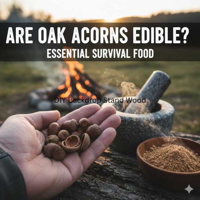 Are Oak Acorns Edible