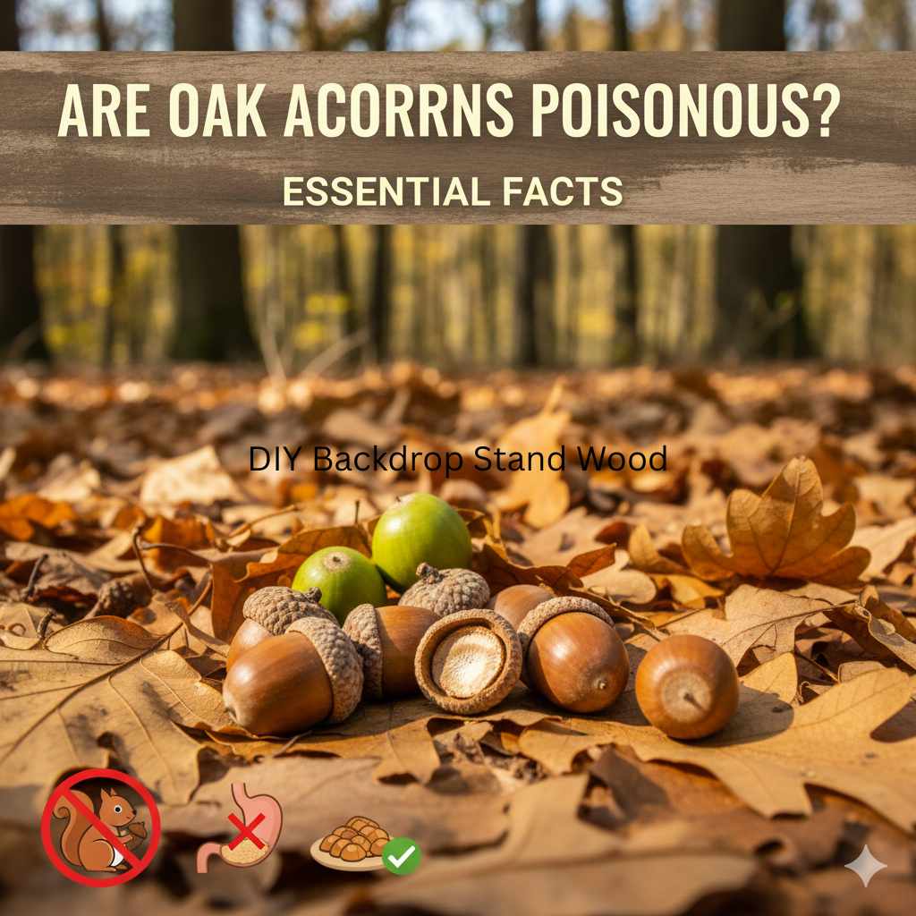 Are Oak Acorns Poisonous: Essential Facts