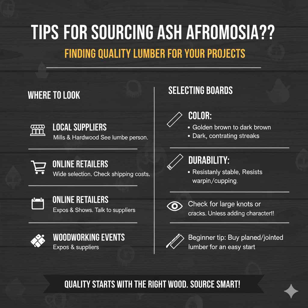 Tips for Sourcing Ash Afromosia