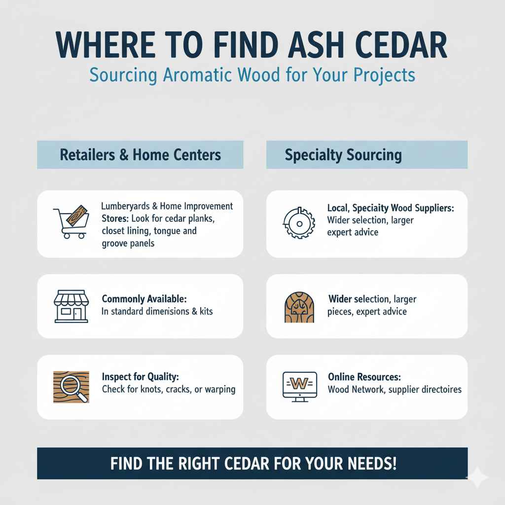 Where to Find Ash Cedar